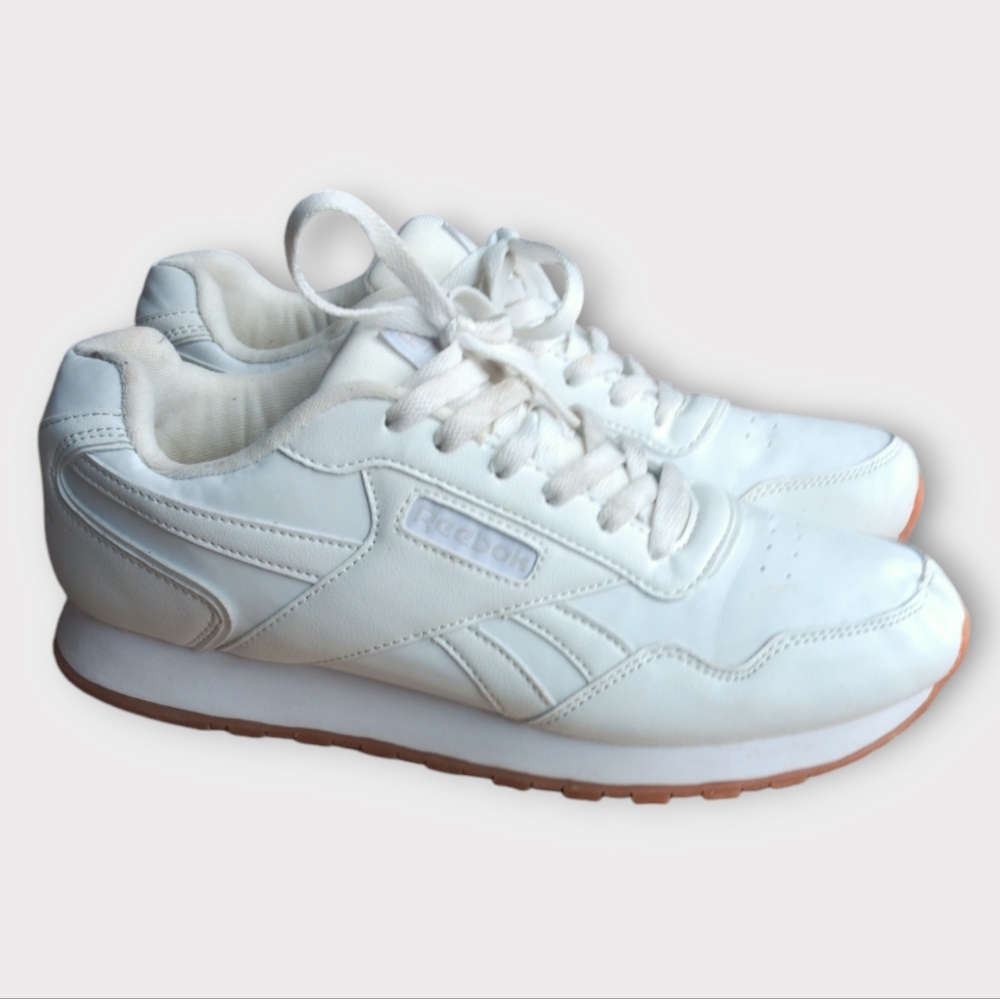 REEBOK CLASSIC MEN'S SIZE 9 WHITE RUNNING SHOE. - Picture 4 of 8